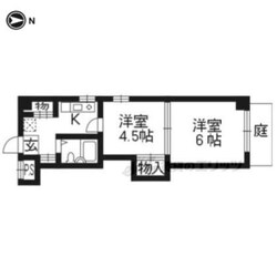 アビタ上賀茂の物件間取画像